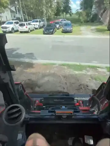 Digging out by the road