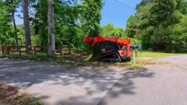 Roadside brush cutting
