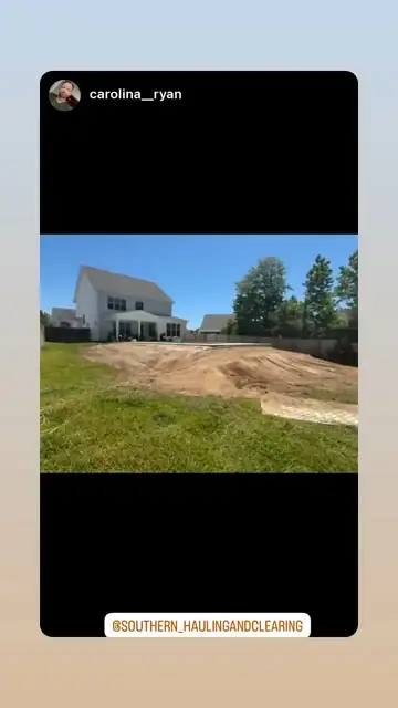 Yard grading and seeding