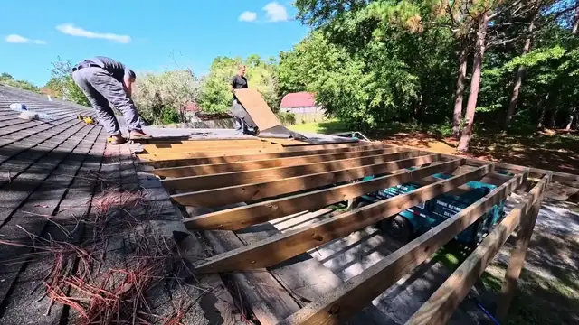Demolishing an Unsafe Porch Roof (Plus Full Front Yard Prep)