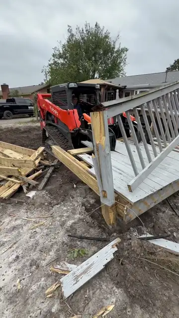 Kubota SVL75-3 vs. Hot Tub, Shed & Pool Demo