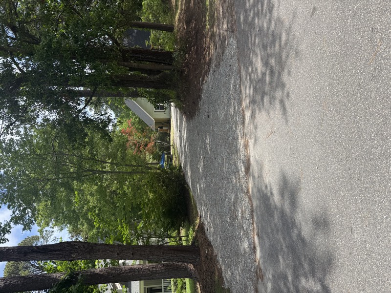 New gravel driveway installation in Wilmington, NC